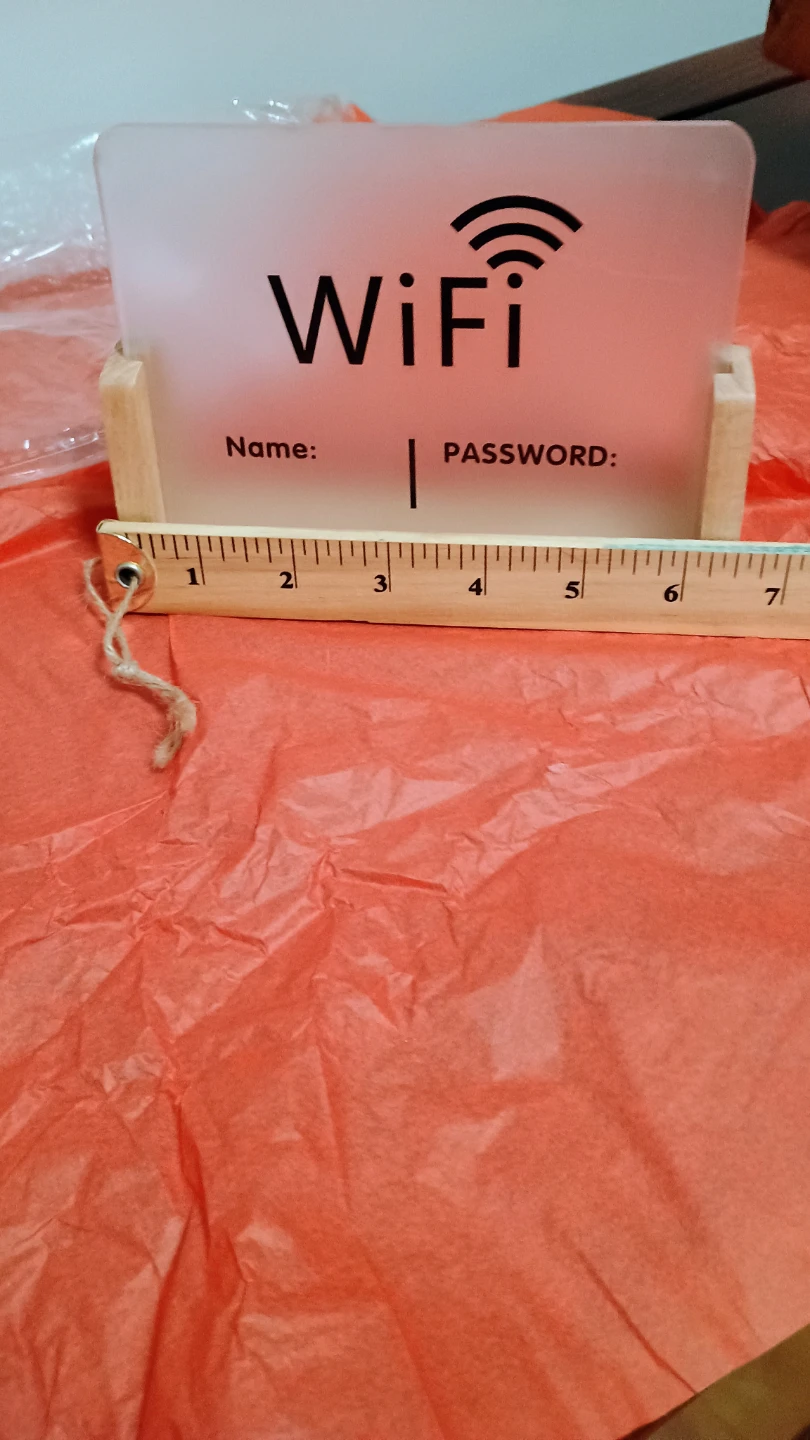 WiFi Password Sign - photo 2