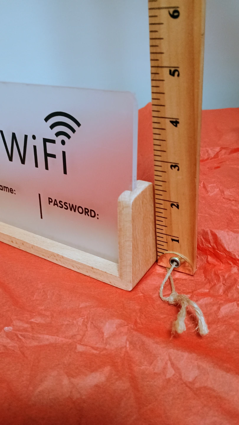 WiFi Password Sign - photo 3