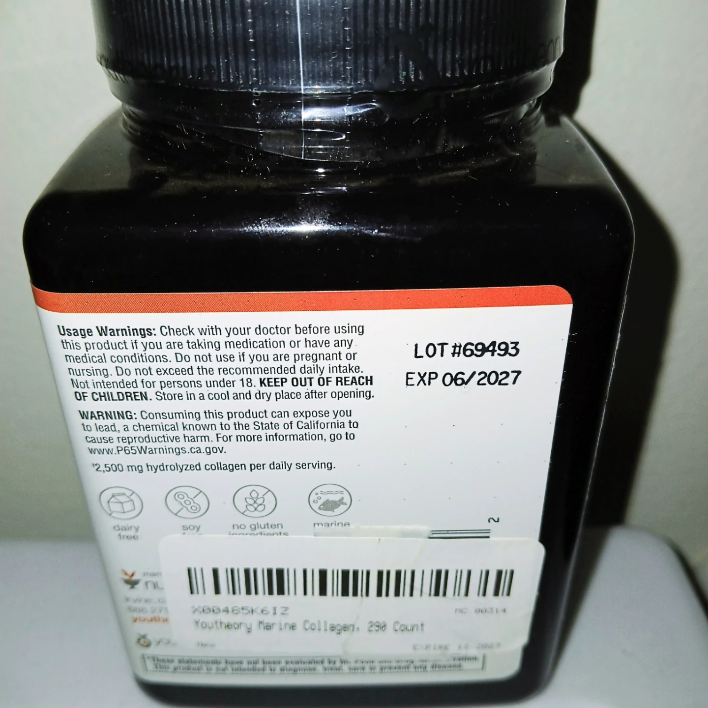 Youtheory Marine Collagen Tablets - 290 Count - photo 2