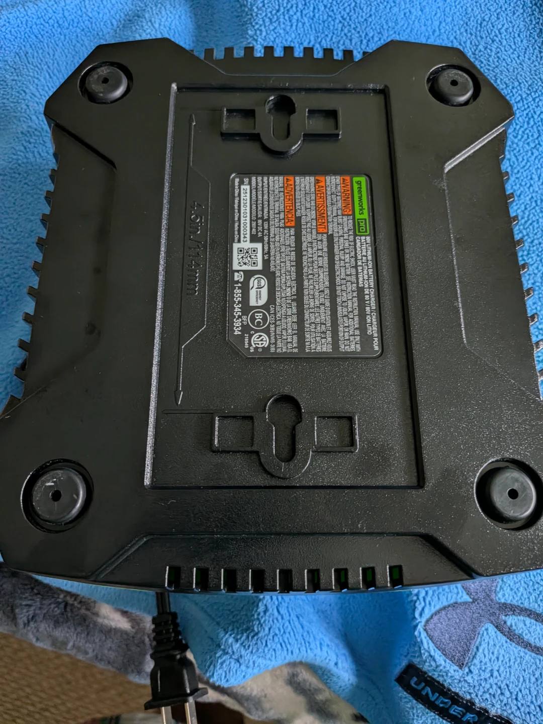 Greenworks Pro 80V Lithium-Ion Battery Charger CASH ONLY - photo 3