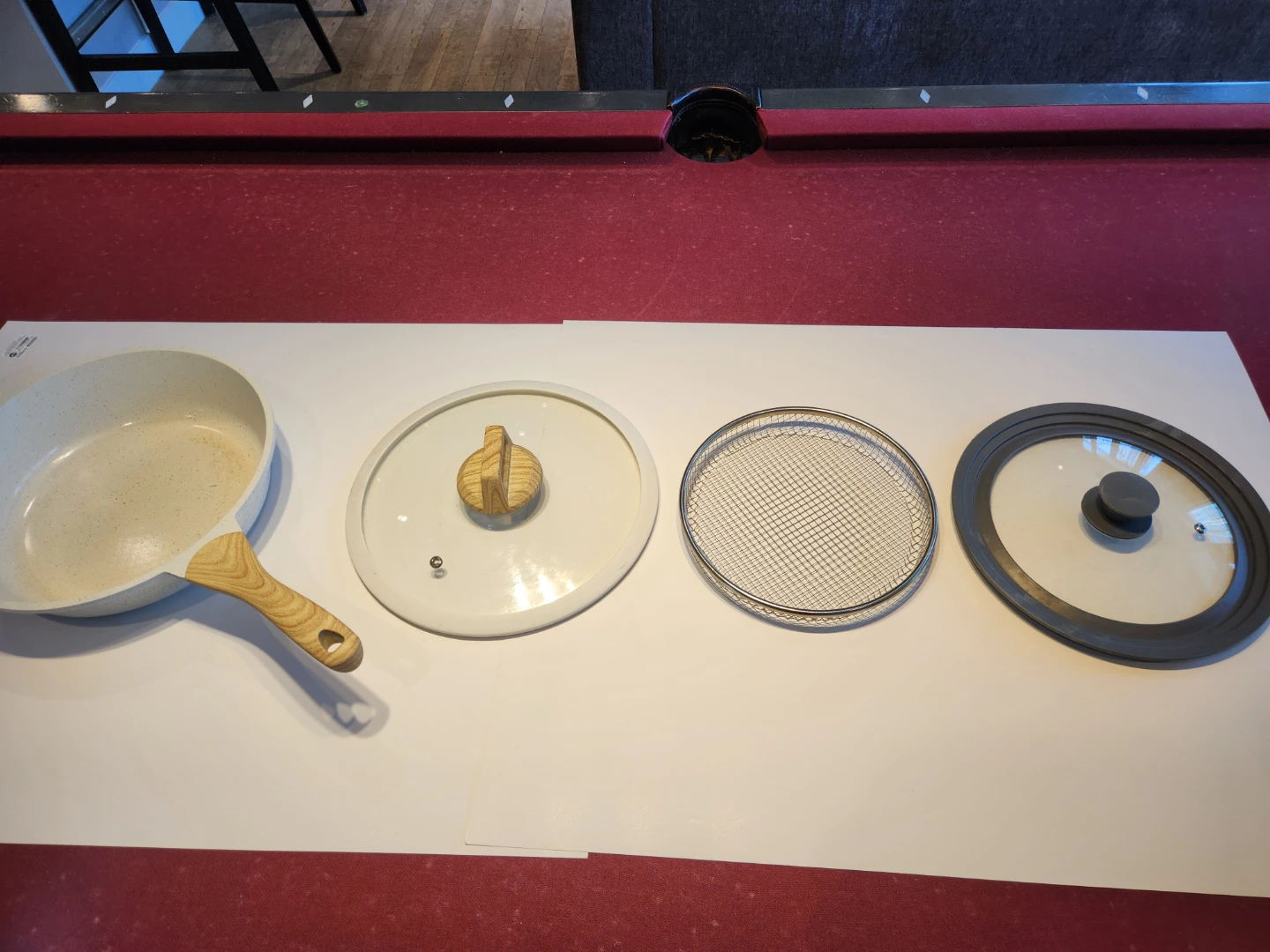 Authentic Kitchen (TM) Skillet Fry Pan Set with Glass Lids - photo 2