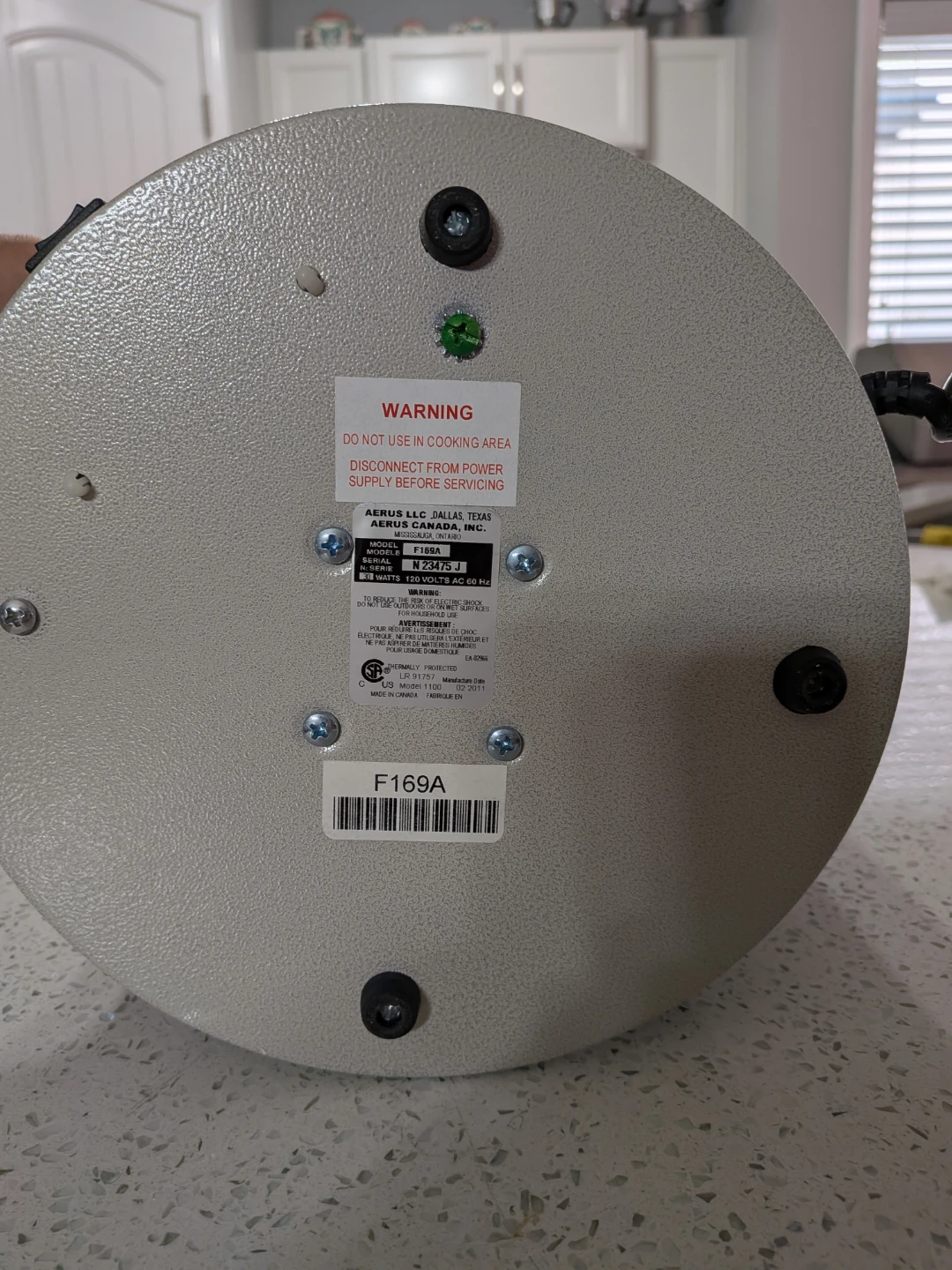 Aerus room air filter - photo 2