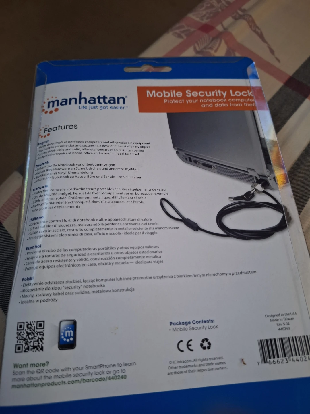 Manhattan Mobile Security Lock with Keys - photo 2