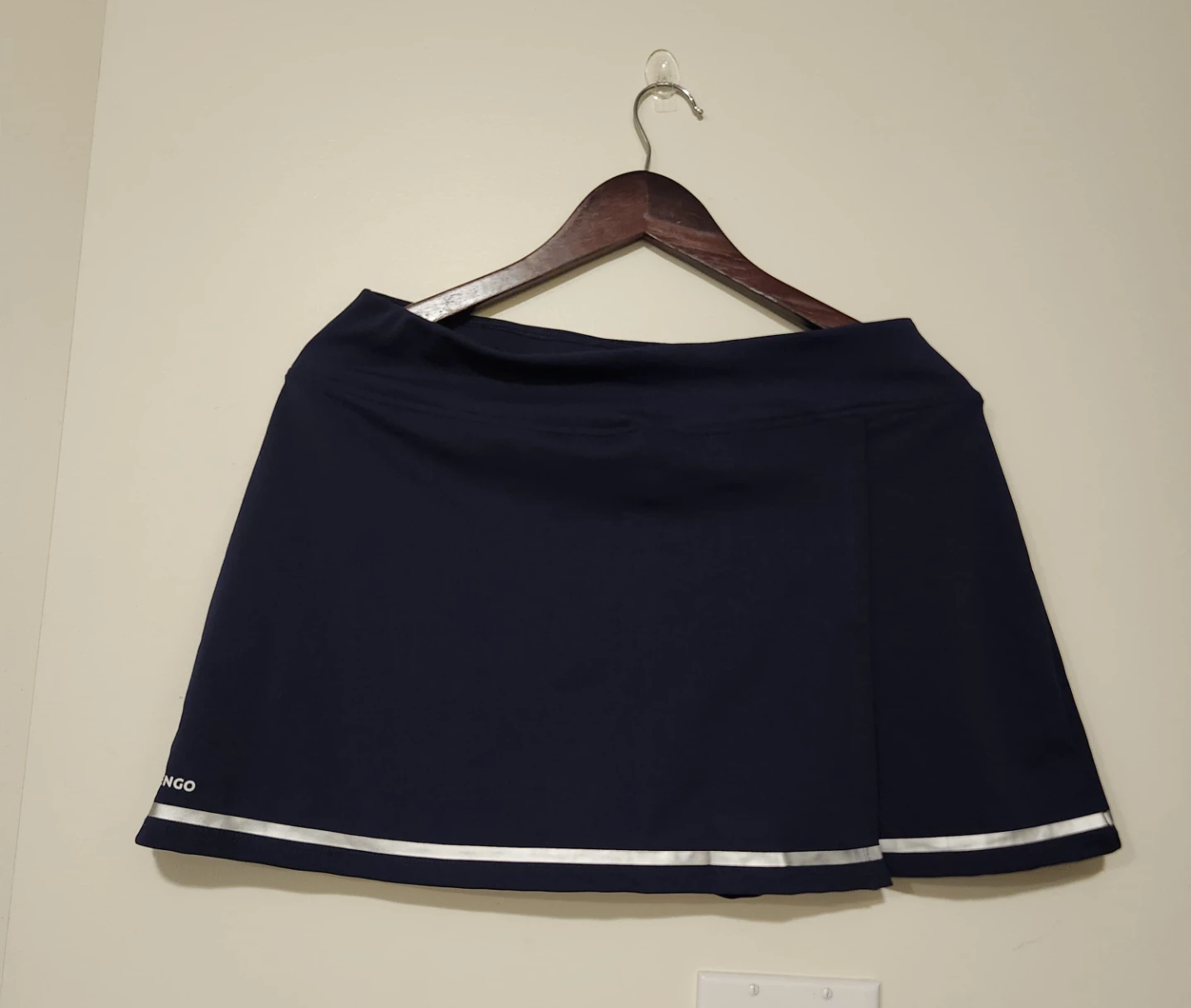Decathlon Navy Blue Tennis Skirt with Shorts