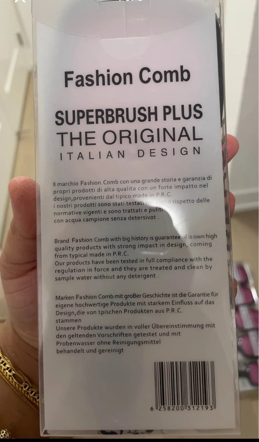 NEW- SUPERBRUSH PLUS the Original. Detangle hair Italian design. - photo 2