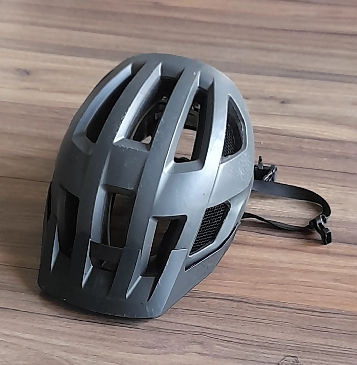 Grey Bike Helmet