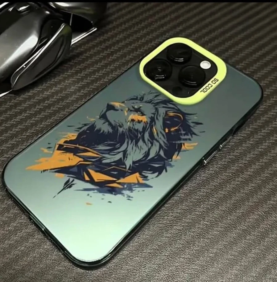 Phone Case with Lion Design