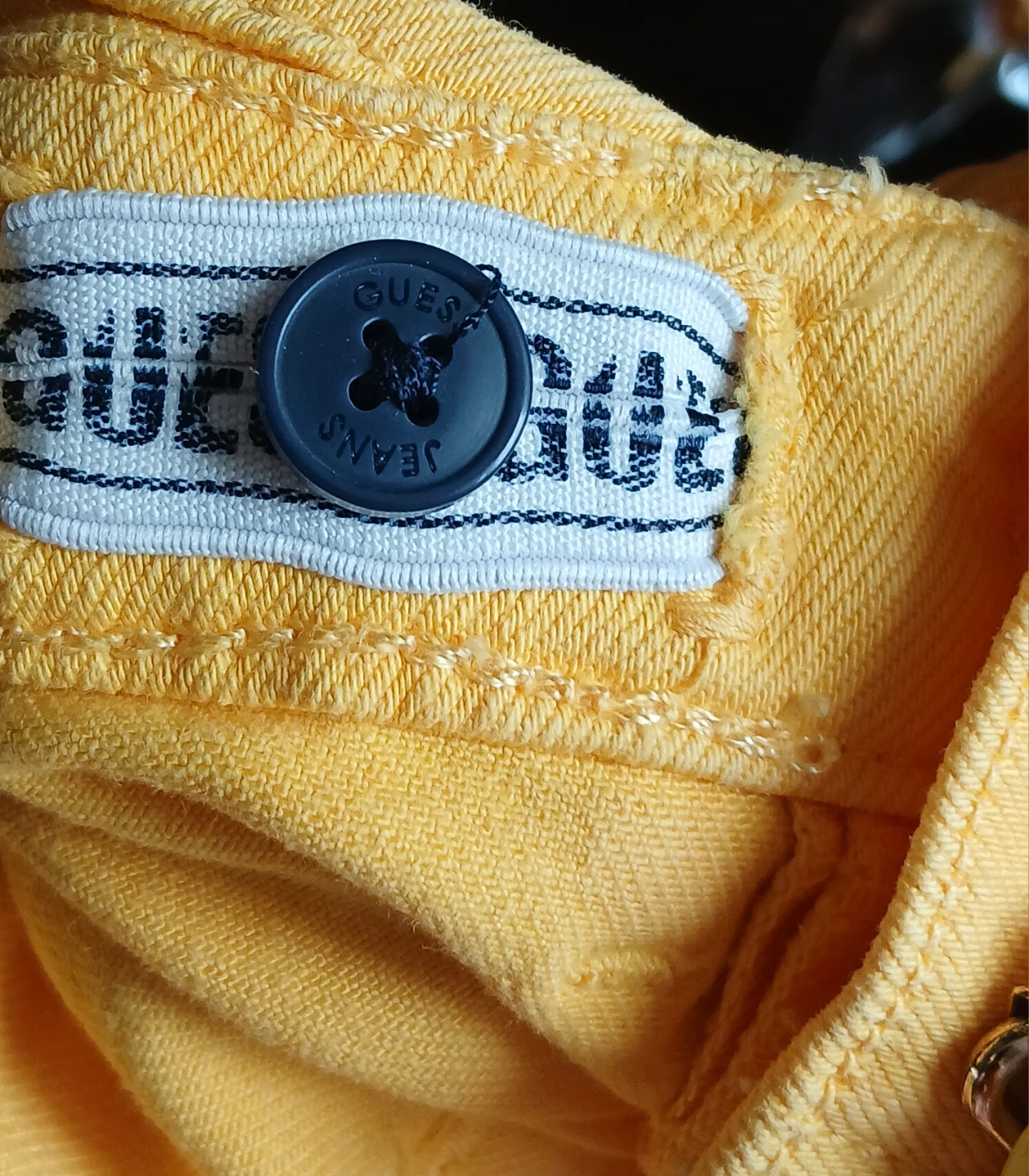 Guess Yellow Denim Shortalls - Size 10 - photo 3
