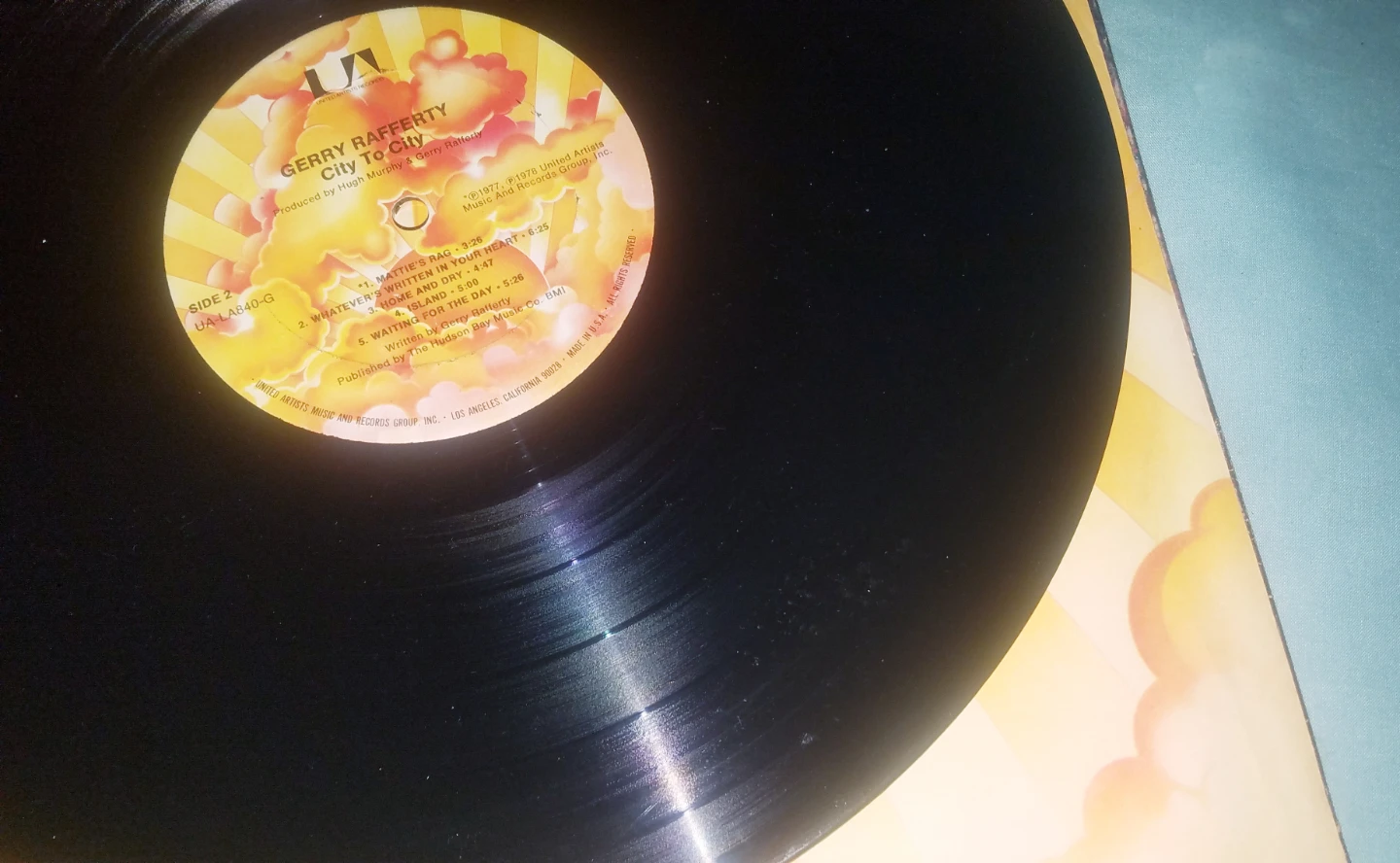 Gerry Rafferty City to City Excellent Condition LP Vinyl Record - photo 4