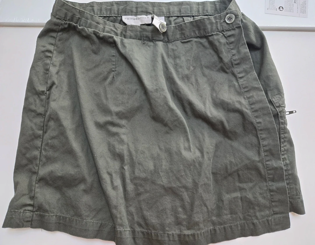 Green Cargo Skort Size 6