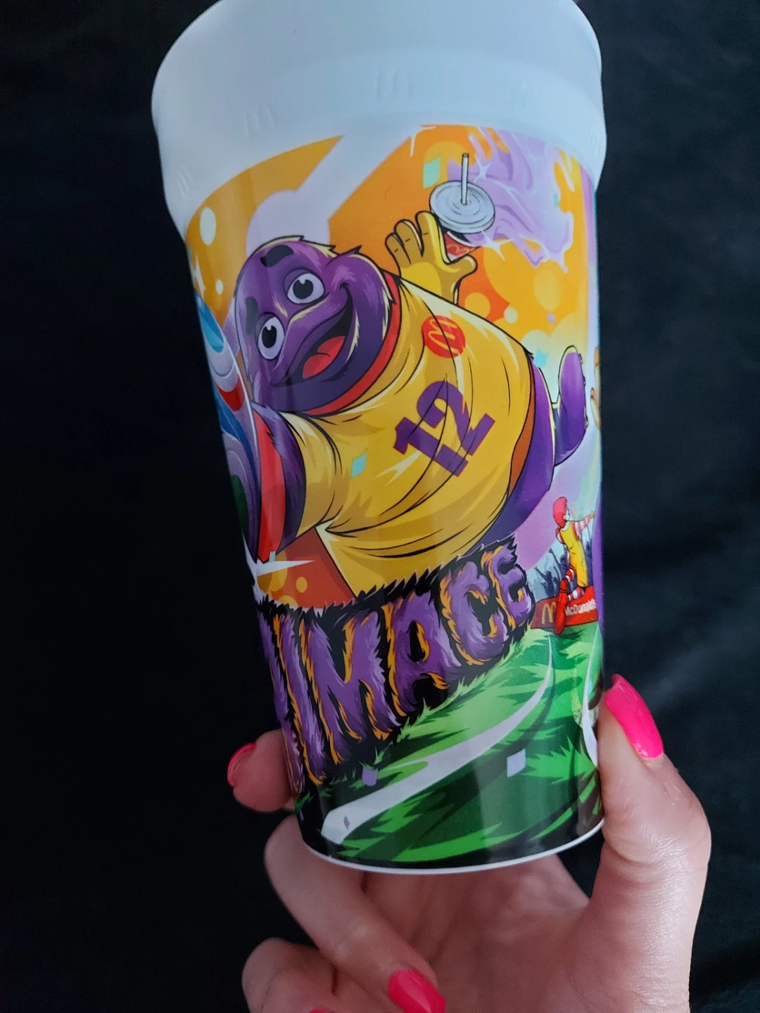 McDonald's Grimace Shake Cup