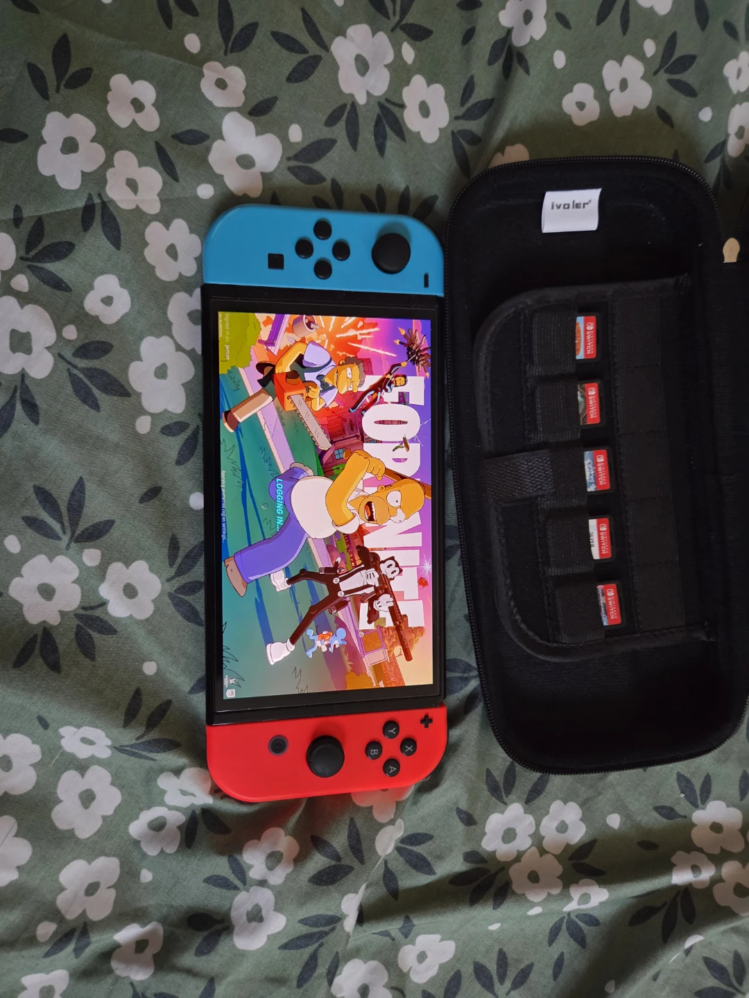 Nintendo Switch OLED Gaming Console with Case - photo 2