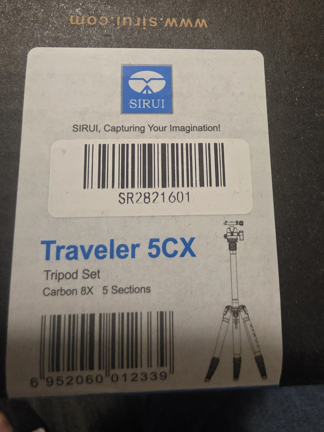 NEW SIRUI Traveler 5CX Carbon Tripod Set - photo 3