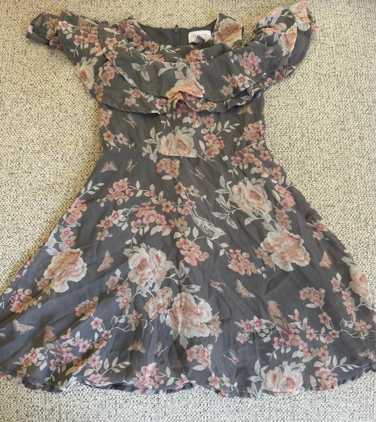 The Children's Place Floral Girls Dress Size 6/7