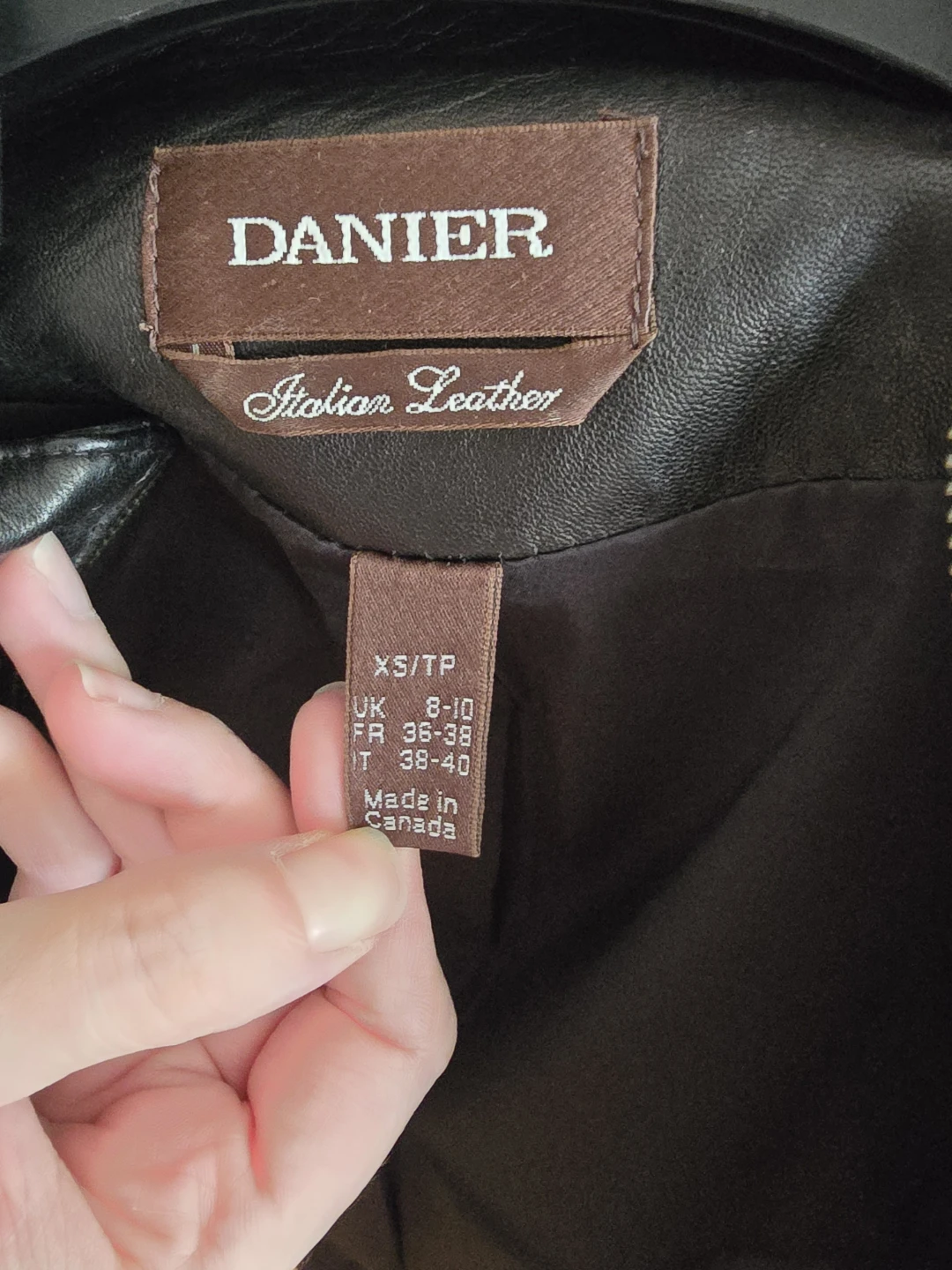 Danier Italian Leather Jacket