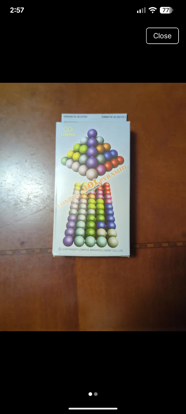 Lonpos 100 Pyramids Puzzle Game