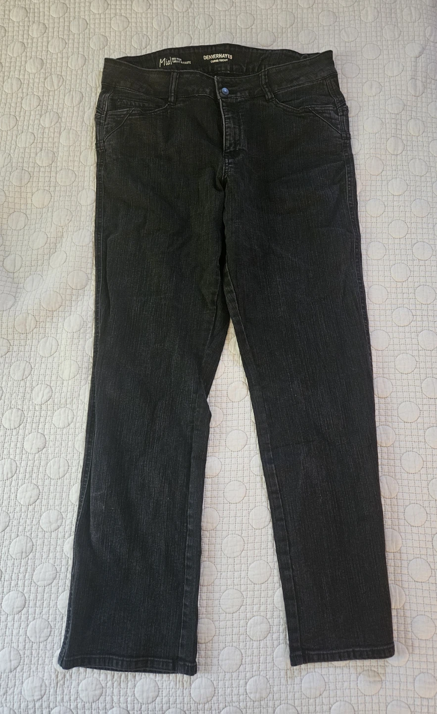 Denver Hayes Mia Mid Rise Straight Leg Jeans - 14 x 32