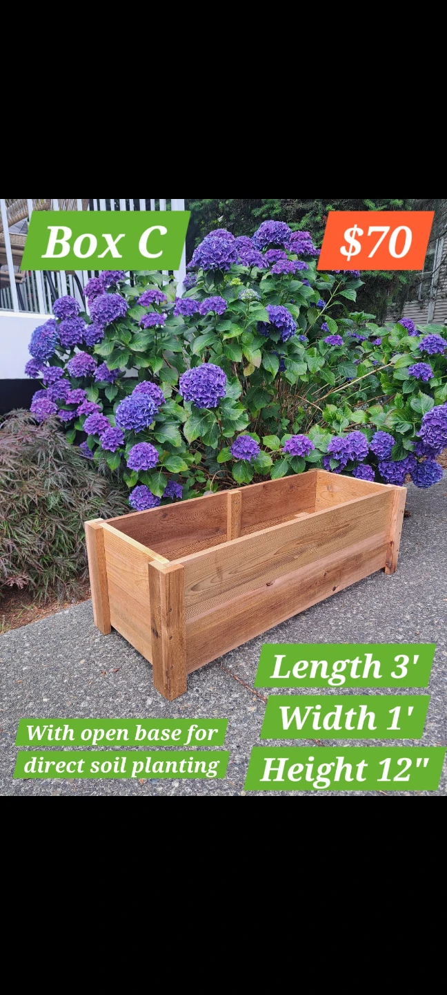 Wooden Garden Planter Box