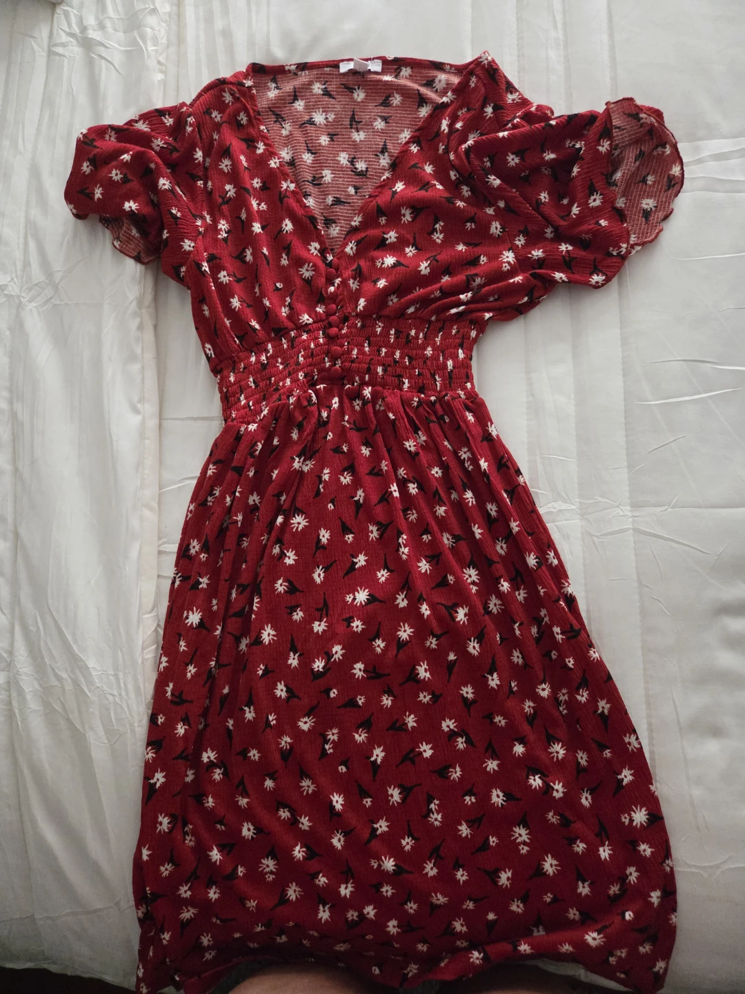 Ardene Red Floral Dress