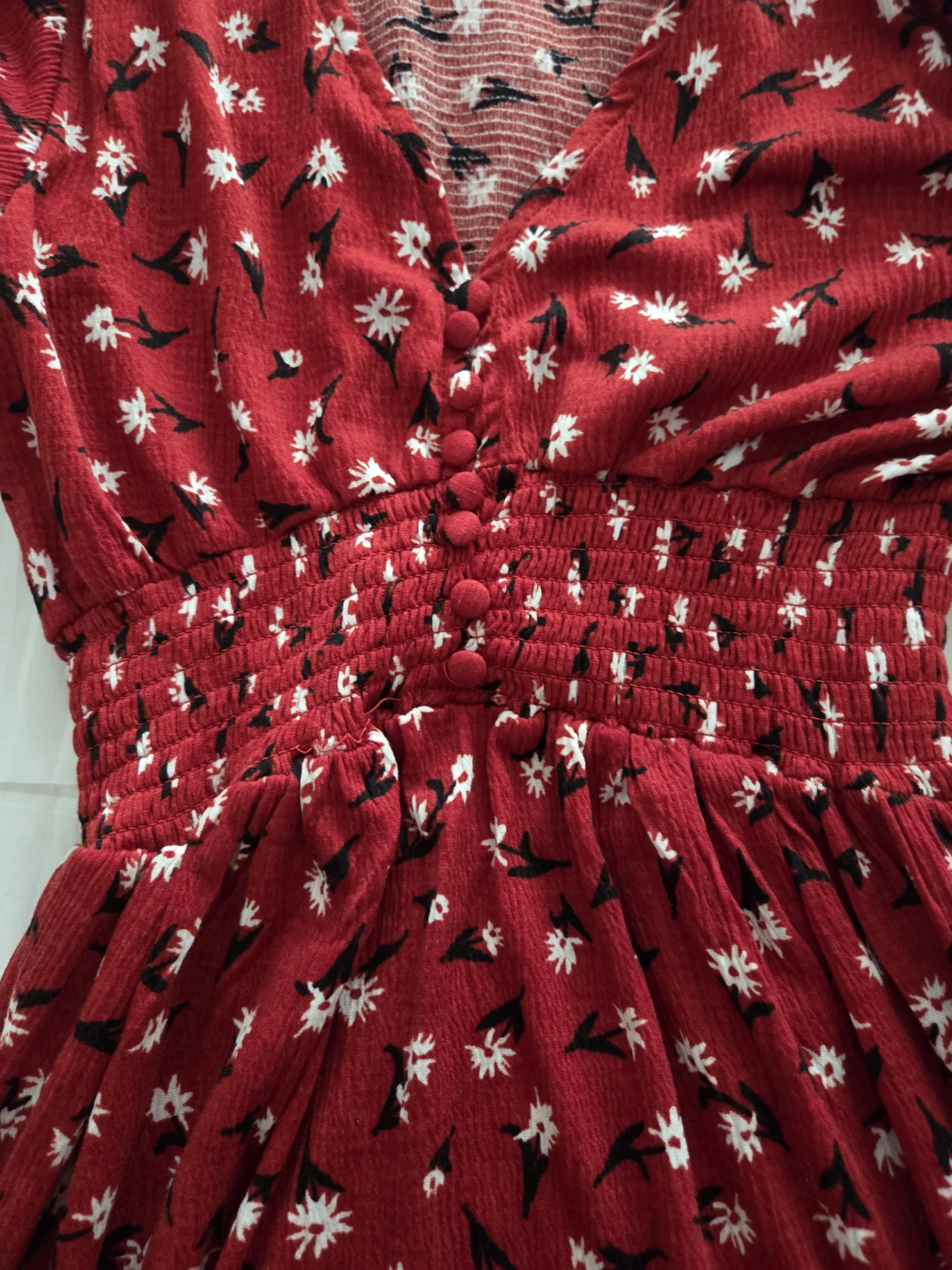 Ardene Red Floral Dress - photo 3