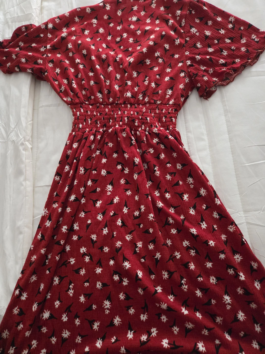 Ardene Red Floral Dress - photo 4
