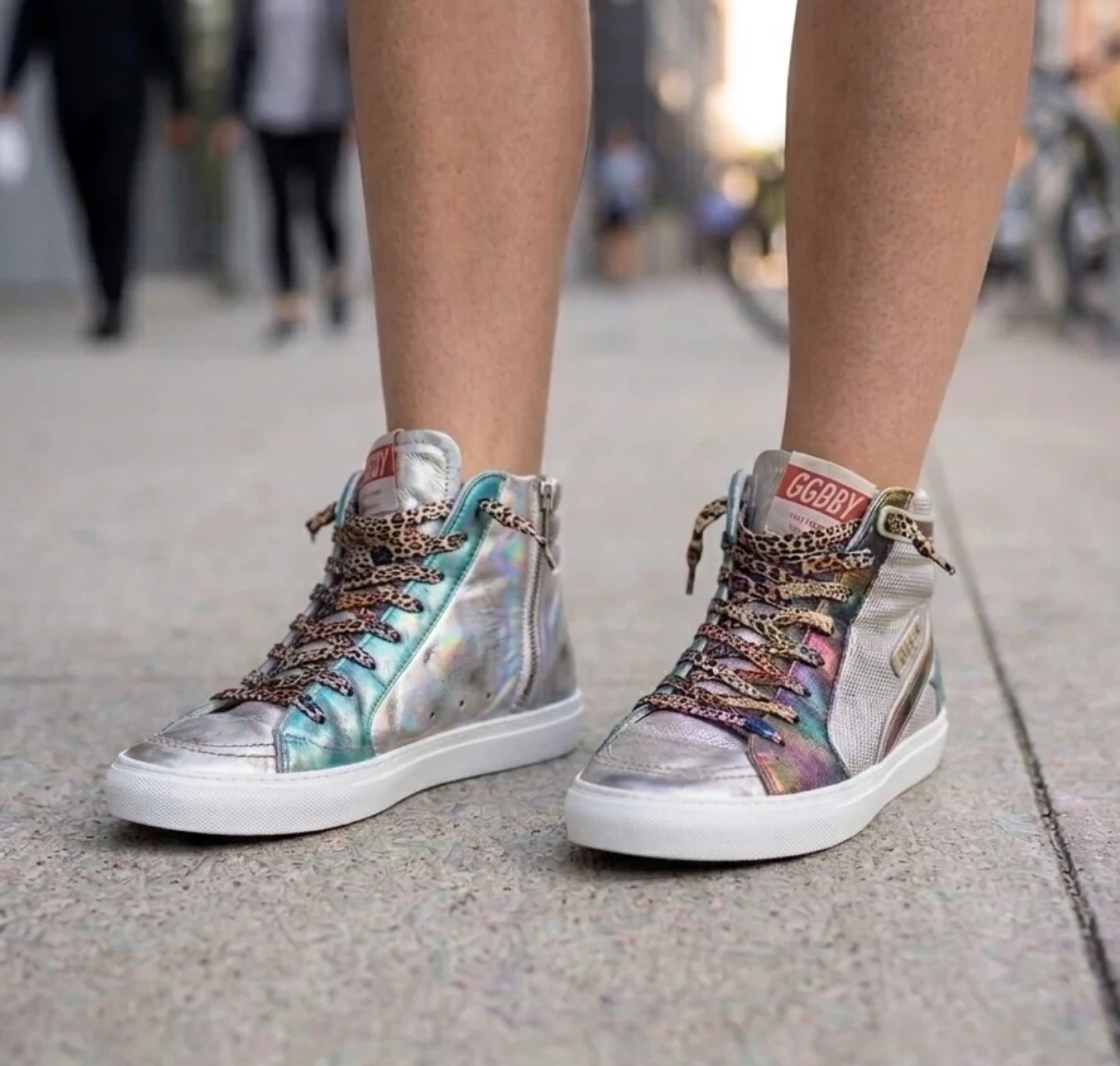 Golden Goose Slide High Top Sneakers Size 6