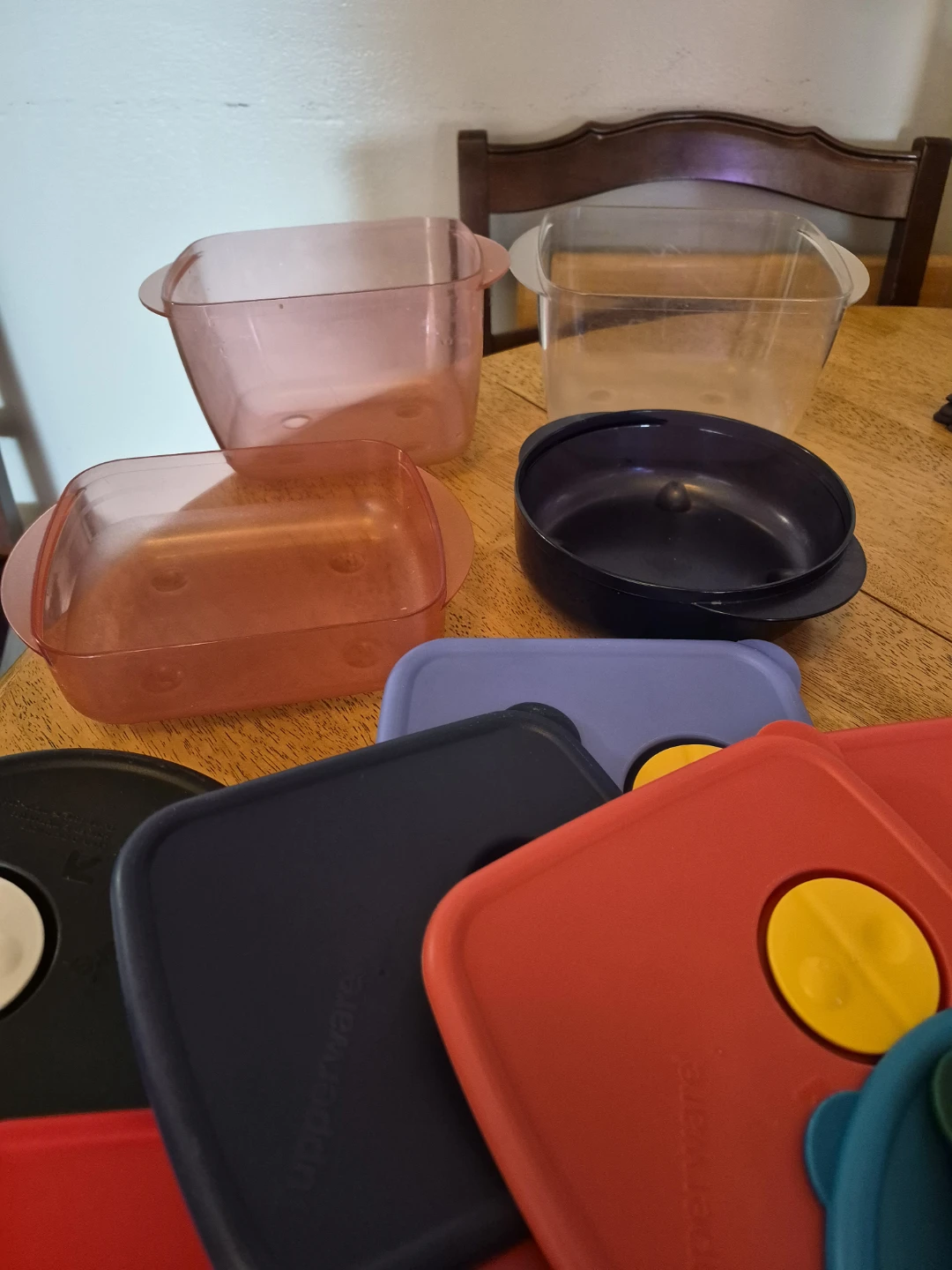 Mix Misc Lot of Tupperware Microwave Containers - photo 4
