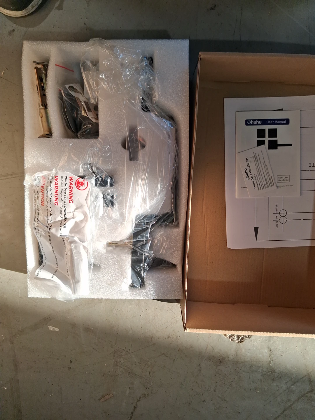 Brand New Front Door Handle Set (No Key Included). - photo 3