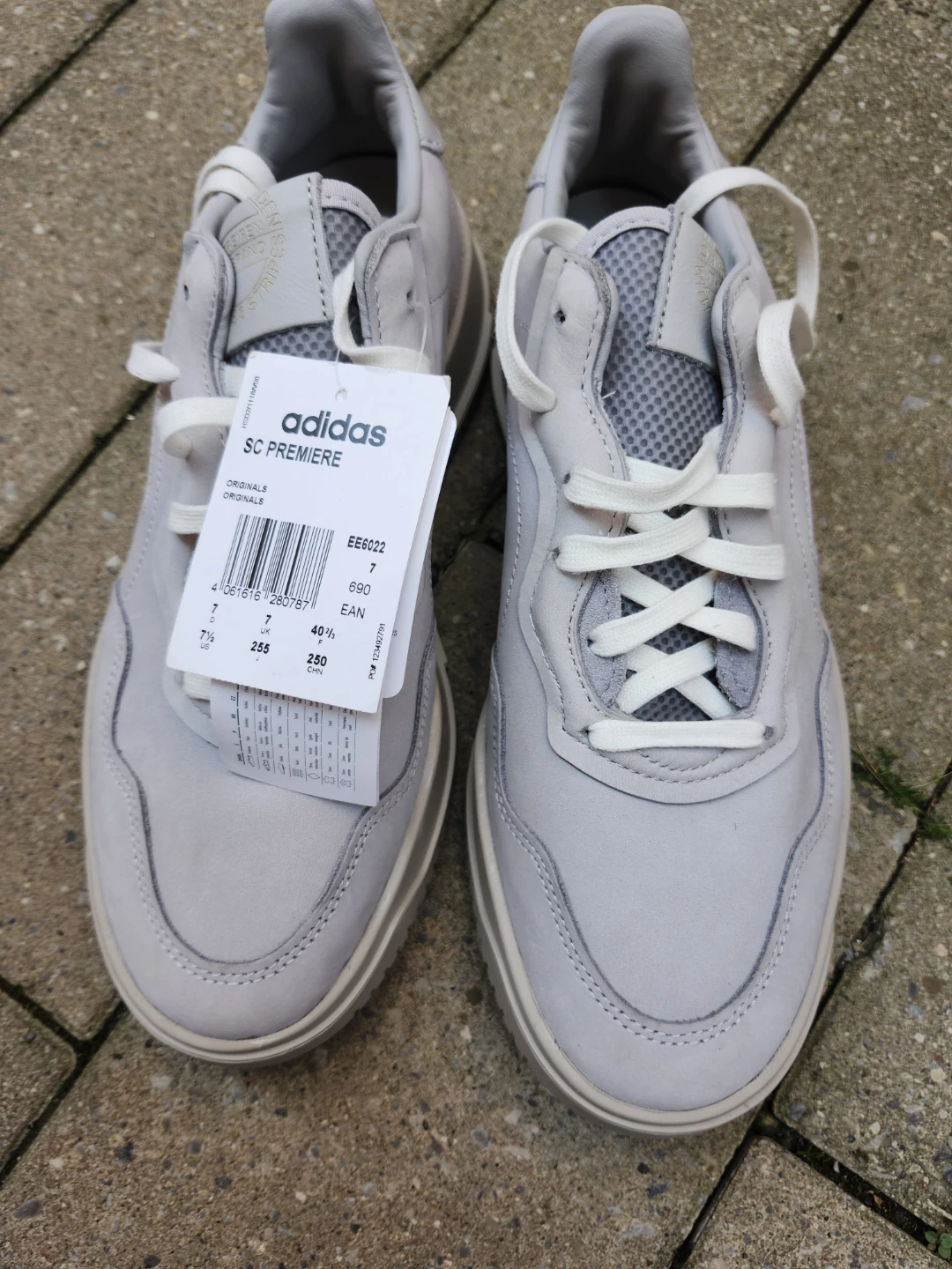 Adidas SC Premiere Grey Sneakers Size 7