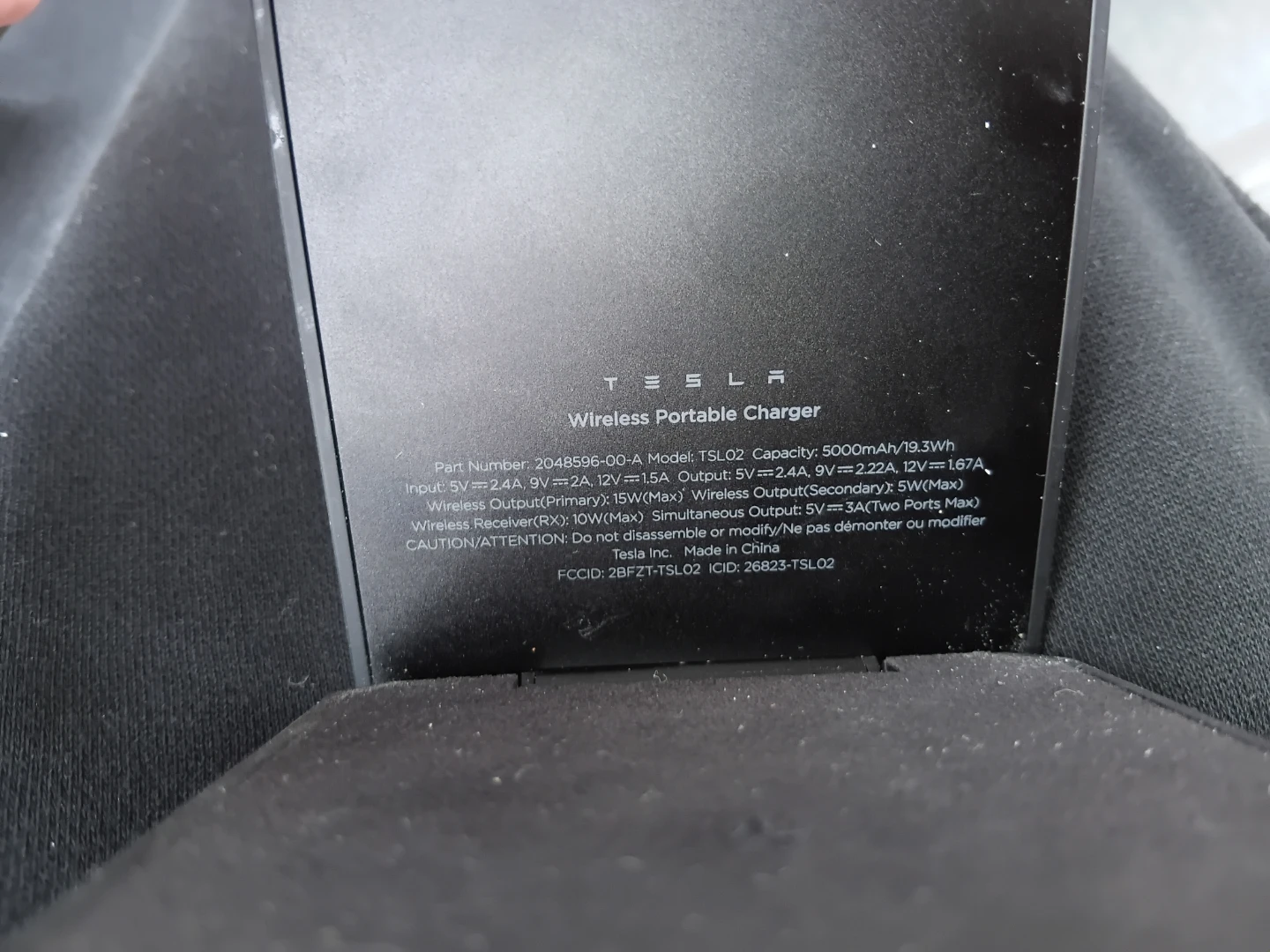 Tesla Wireless Portable Charger 5000mAh - photo 5