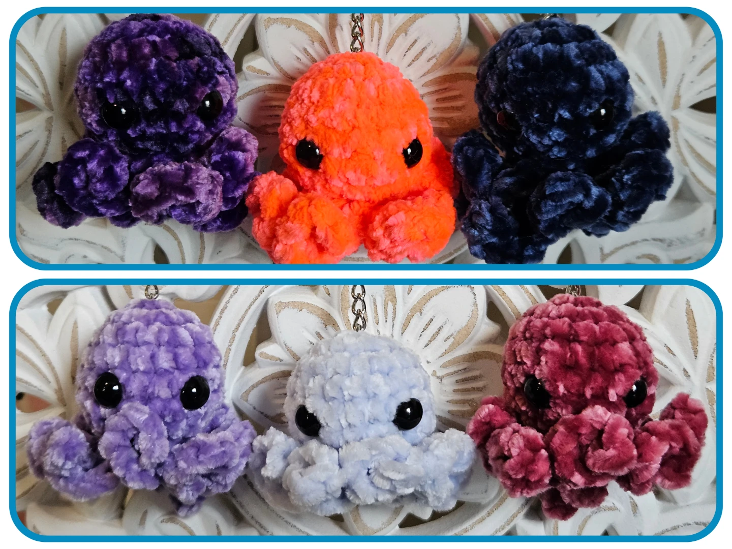 Handmade Octopus Keychain