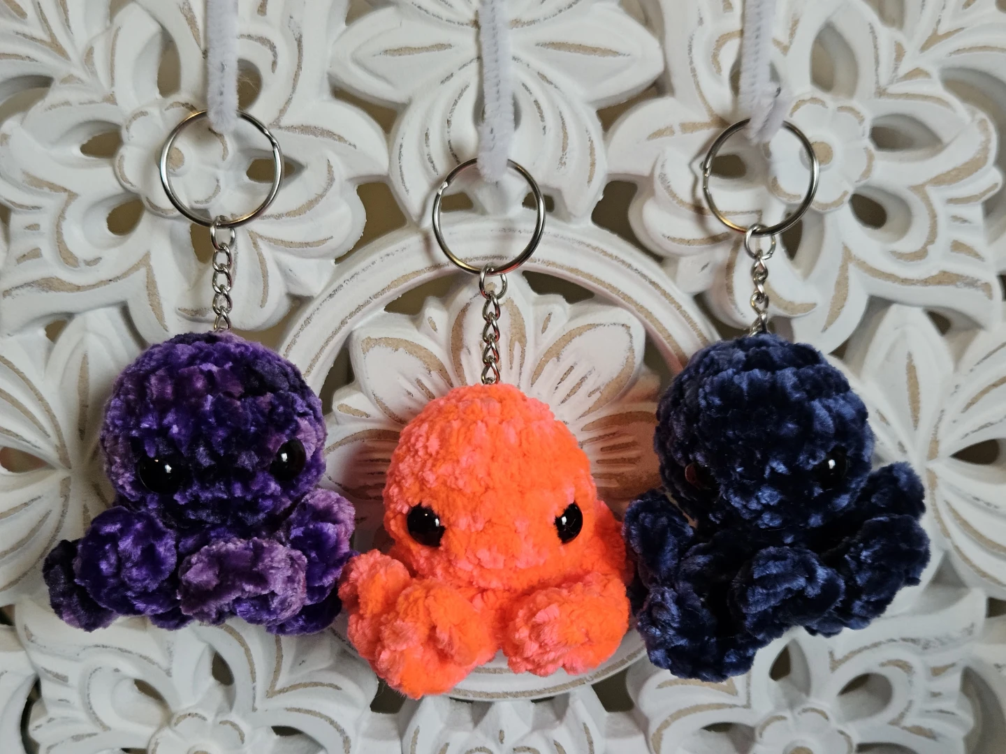 Handmade Octopus Keychain - photo 2
