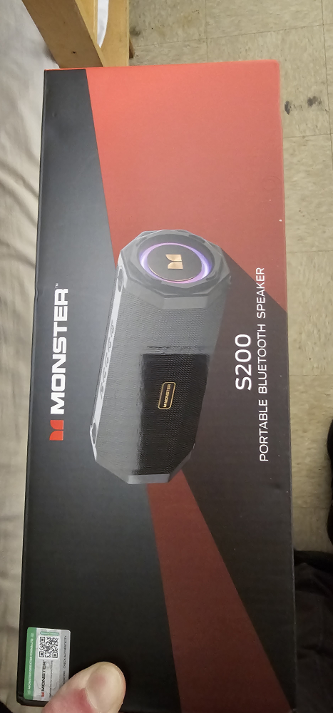 Monster S200 Portable Bluetooth Speaker