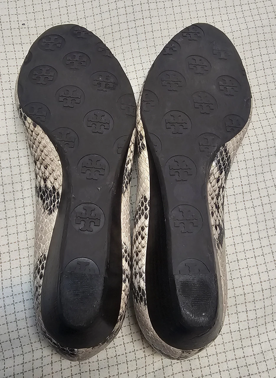 Tory Burch wedge ballerinas womens 6M - photo 5