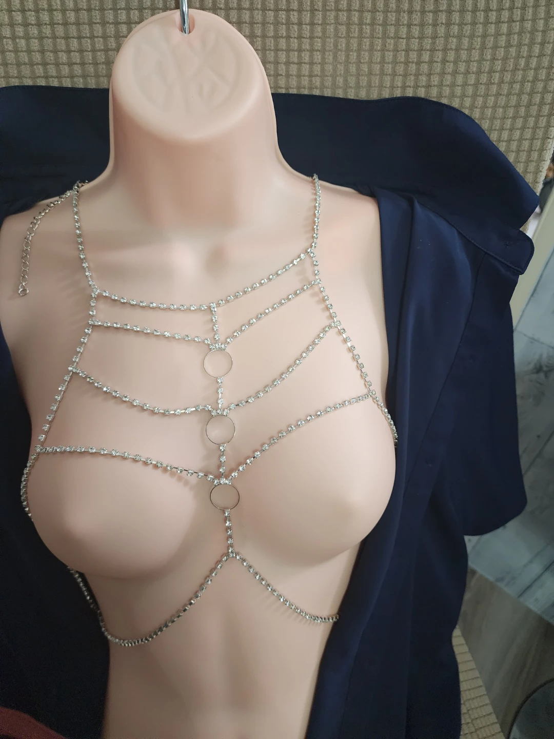 Rhinestone Body Chain Harness