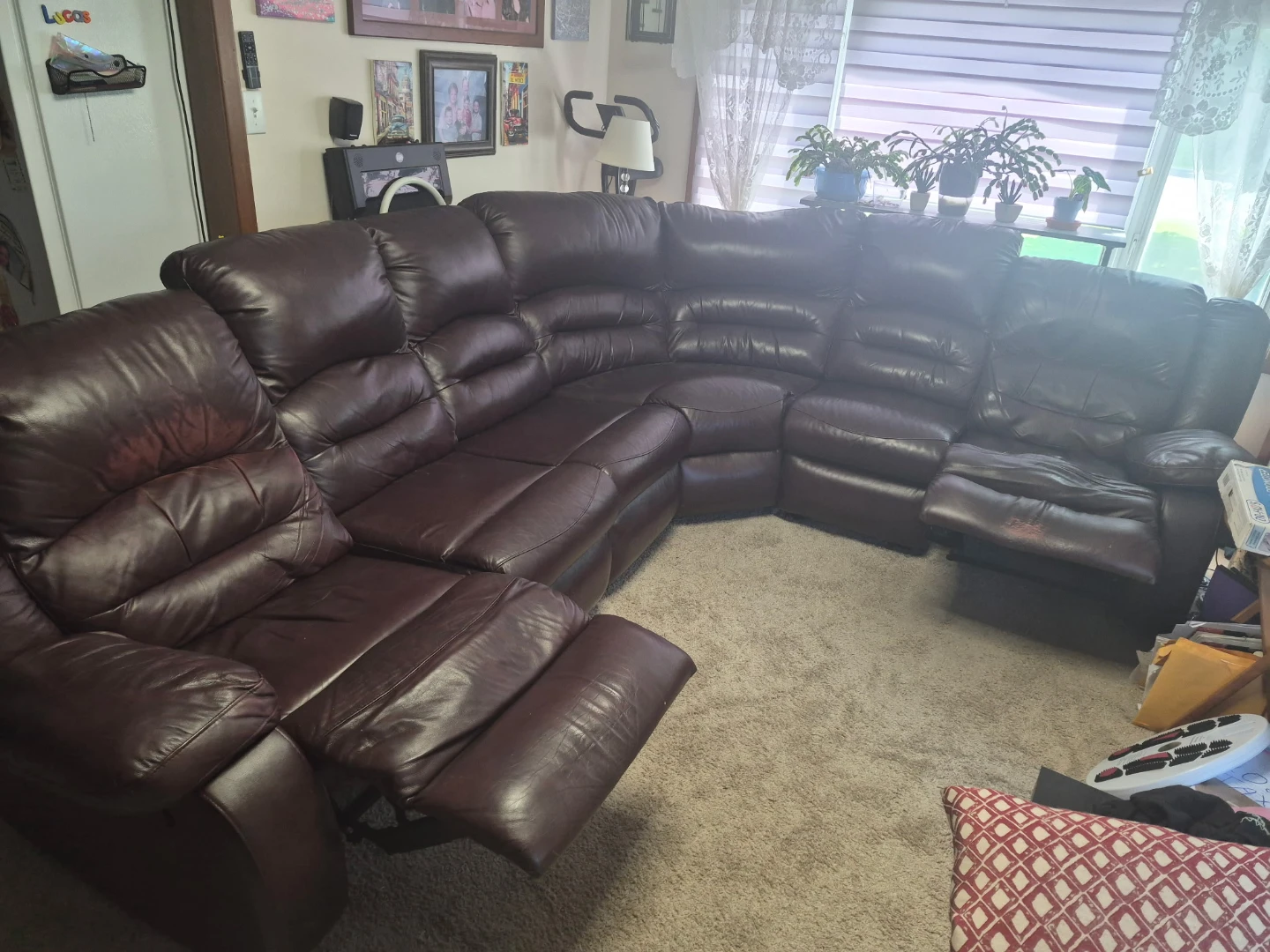 Sectional Recliner Sofa