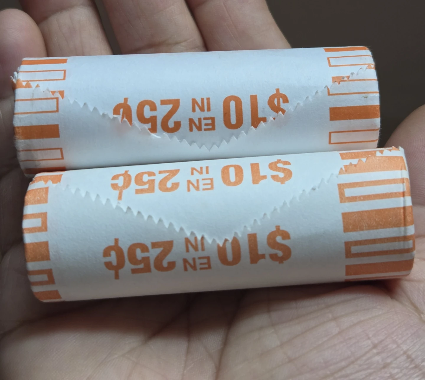 2 Rolls of Canadian 25c Coins - photo 2