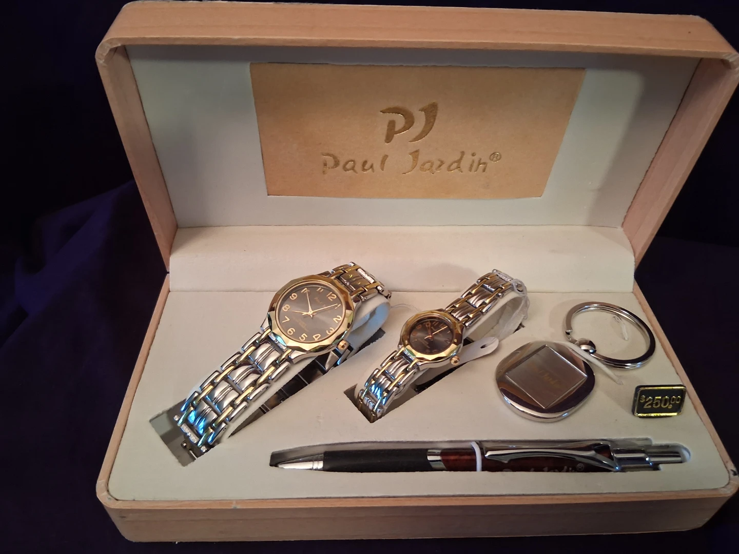 Pierre Jardin 4 piece his and her watches