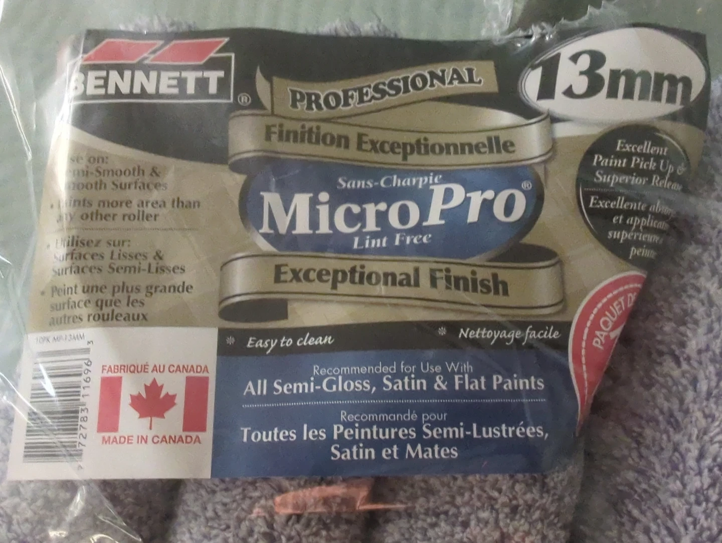 Bennett MicroPro 13mm Paint Rollers - 4 Pack - photo 3