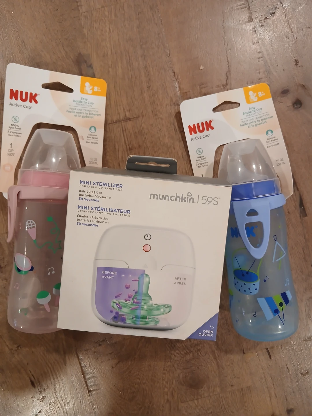 Mini Sterilizer & Nuk Bottle Set