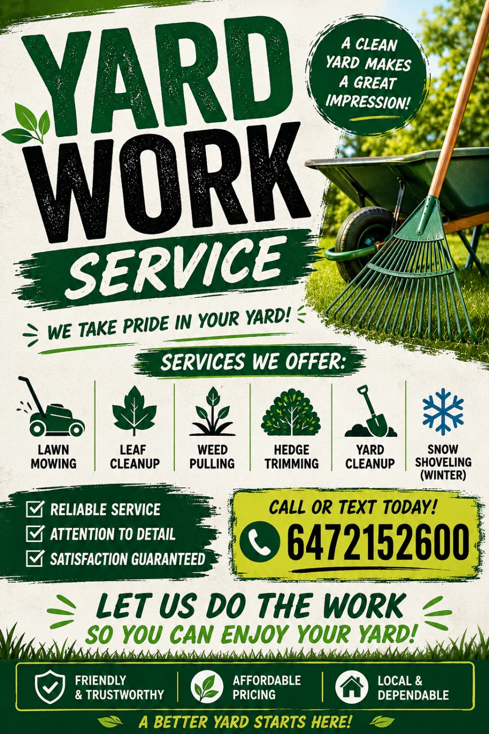 Yard Work Service