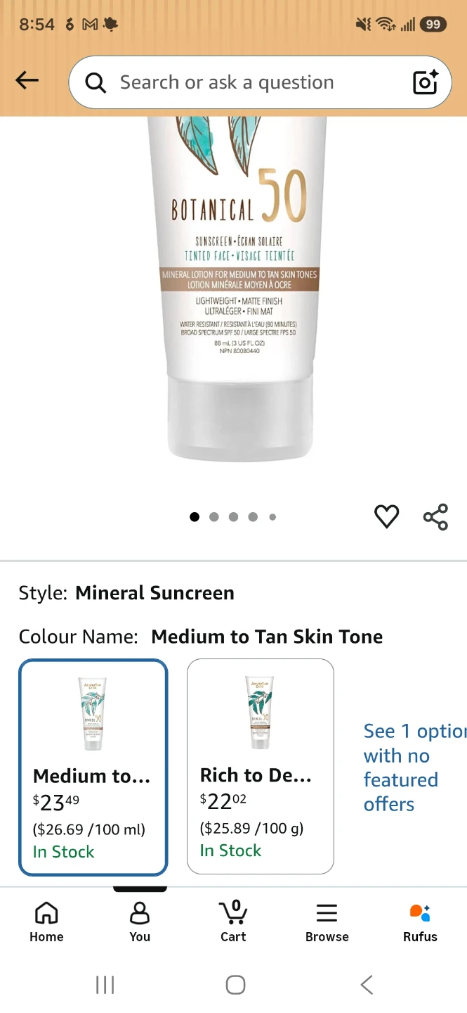 SPF 50 Tinted Face Sunscreen - photo 3