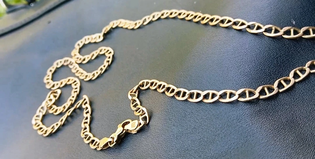 Gold Chain Necklace 14k double stamped