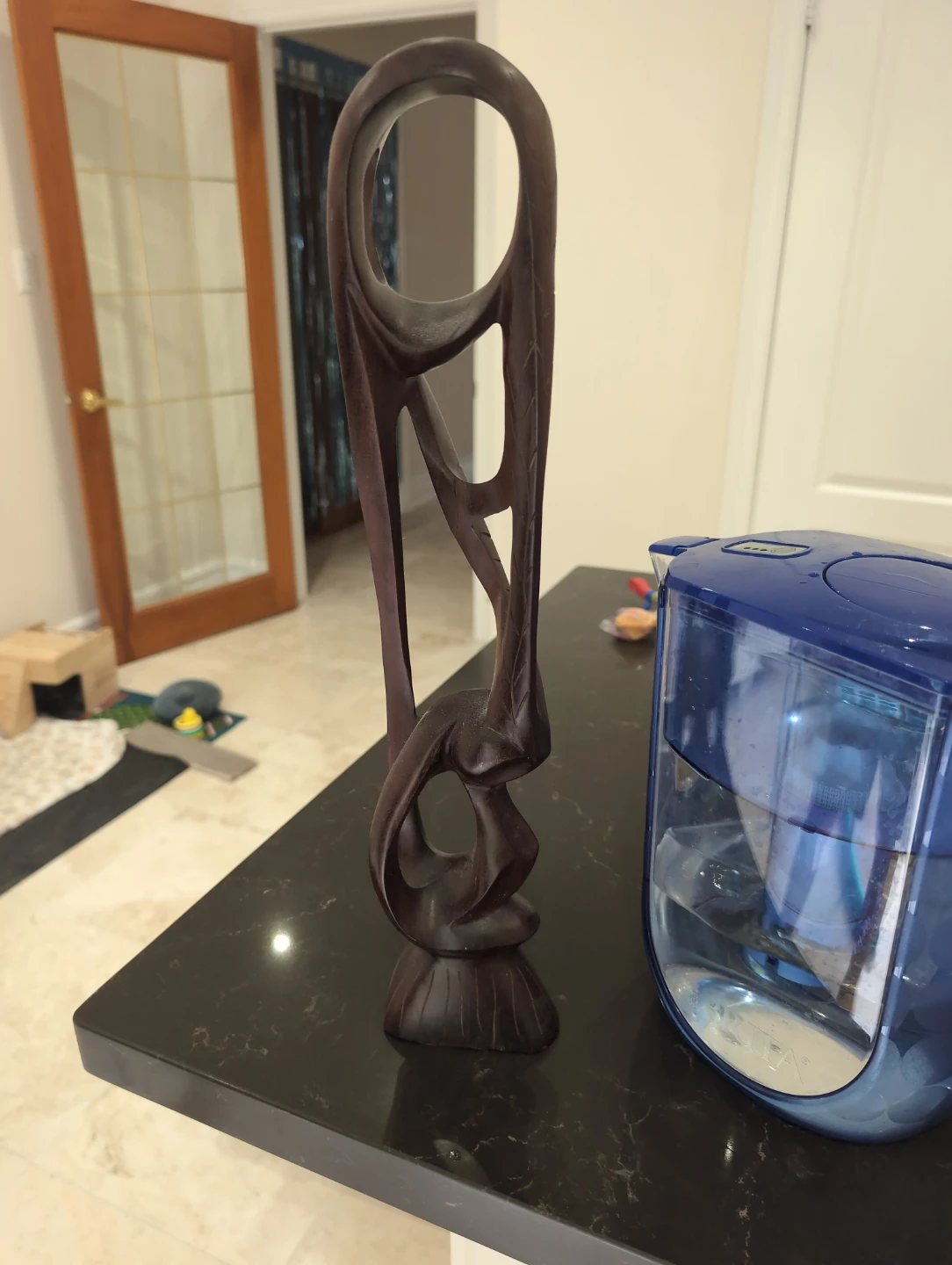 Wooden Abstract Sculpture - photo 2