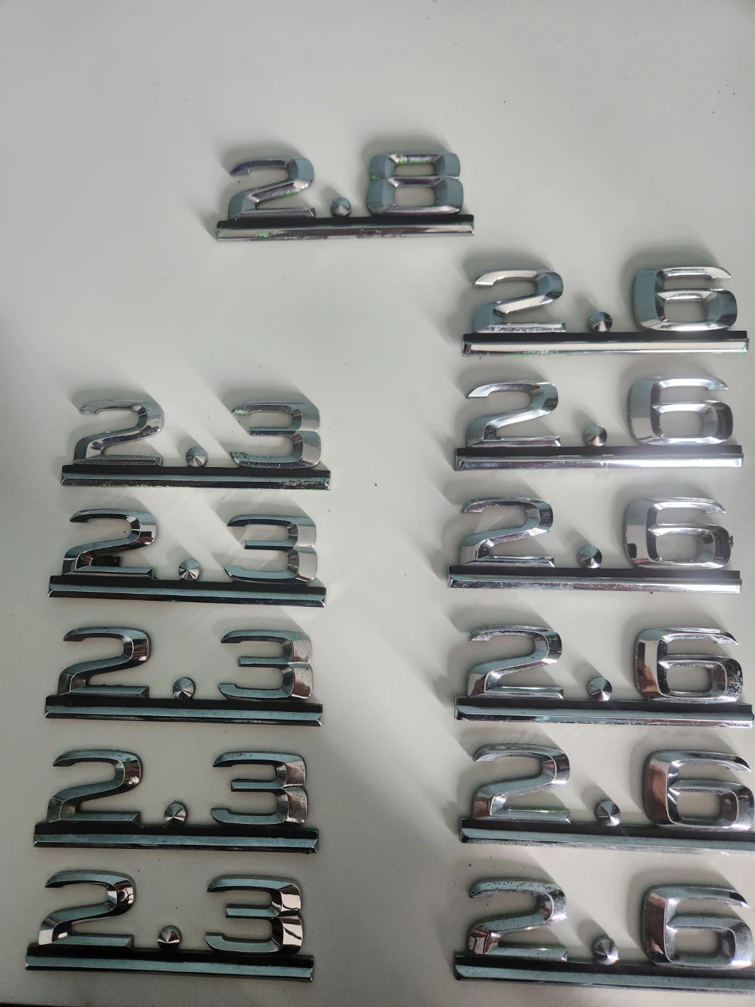 2.3 2.6 2.8 Emblem Badges - photo 2