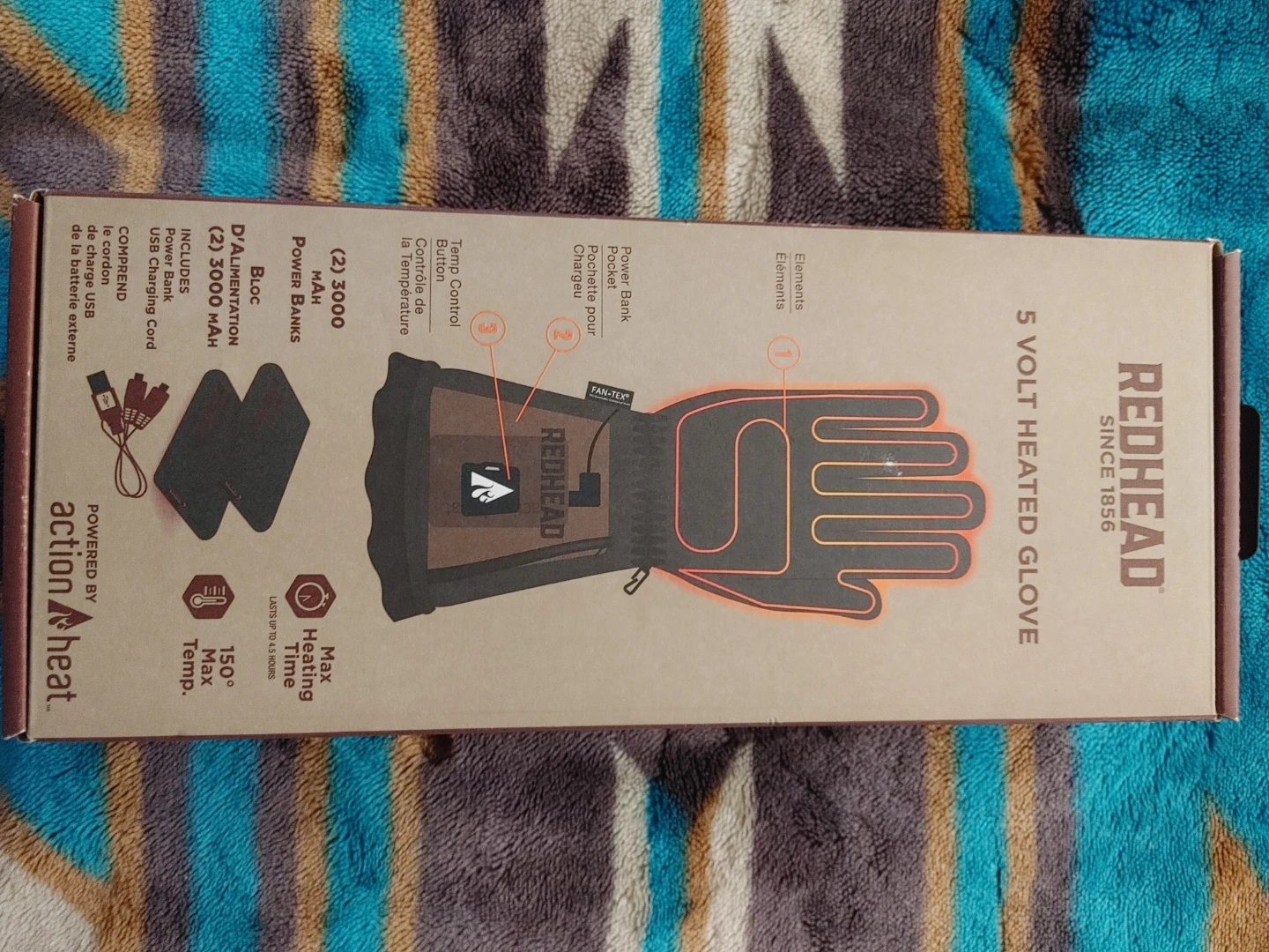RedHead 5 Volt Heated Gloves with 2x 3000mAh Power Banks - photo 2
