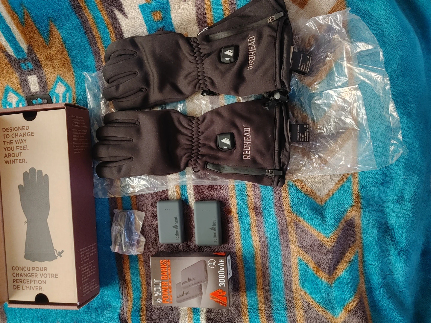 RedHead 5 Volt Heated Gloves with 2x 3000mAh Power Banks - photo 3