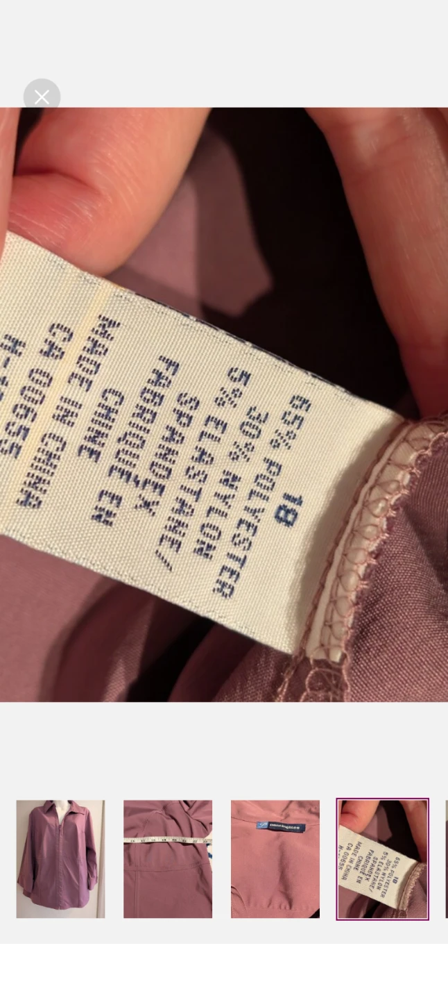 Penningtons Women's Mauve Zip-Up Jacket Size 18 - photo 5