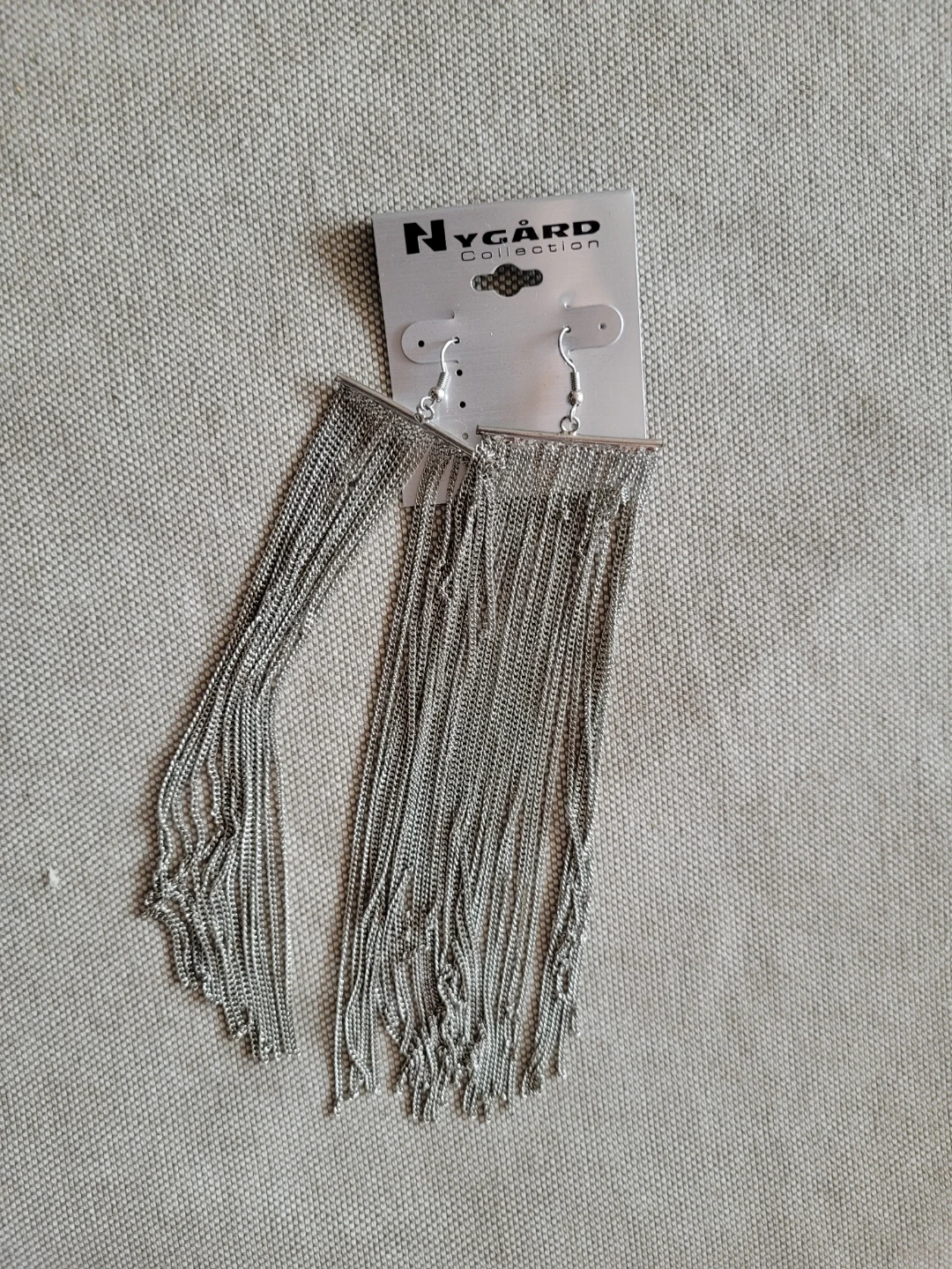 Nygård Collection Silver Tone Tassel Earrings