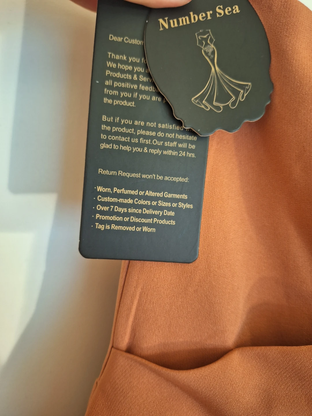 New with Tags Terracotta Bridesmaid Dress - photo 2